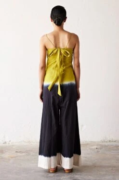 Khara Kapas Lime Green Ombre Jumpsuit -Deals Haute Togs Store 19923kk2 5