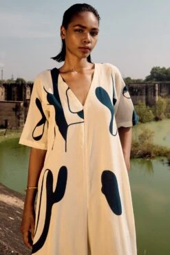 Khara Kapas Bluebird Jumpsuit -Deals Haute Togs Store 201023kk6 3