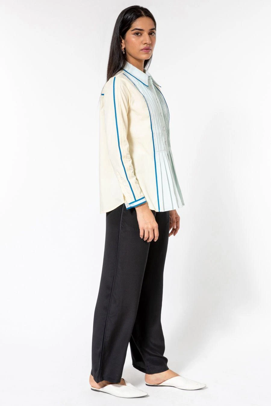 Bodice Blue Multi-binded Shirt 4 Bodice Blue Multi-binded Shirt - Image 2