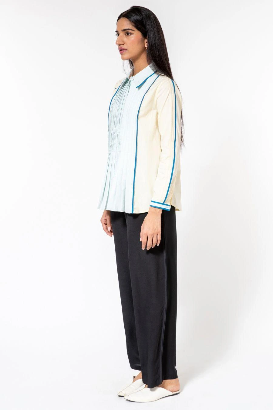 Bodice Blue Multi-binded Shirt 5 Bodice Blue Multi-binded Shirt - Image 3