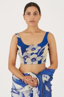 YAM Chicory White Poppies Blouse 12 YAM Chicory White Poppies Blouse -Deals Haute Togs Store 21223yam13 5