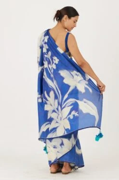 YAM Chicory White Poppies Blouse 13 YAM Chicory White Poppies Blouse -Deals Haute Togs Store 21223yam13 6