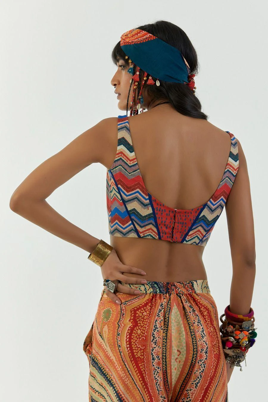 Aseem Kapoor Adah Corset Blouse 4 Aseem Kapoor Adah Corset Blouse - Image 2