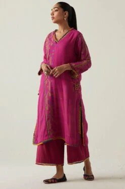 Sunira Designs Pink Gulzaar Ijjar Pants -Deals Haute Togs Store 2222323sg52 2