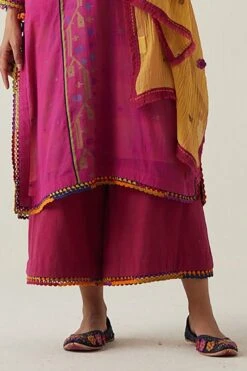 Sunira Designs Pink Gulzaar Ijjar Pants -Deals Haute Togs Store 2222323sg52 3