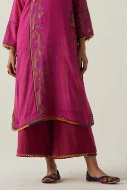 Sunira Designs Pink Gulzaar Ijjar Pants -Deals Haute Togs Store 2222323sg52 5