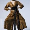 Shorshe Copper Volume Jumpsuit With A Belt -Deals Haute Togs Store 2301se11 1