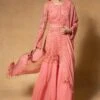 Ahilian Pink Floral Embellished Sharara Set -Deals Haute Togs Store 2302an03 1