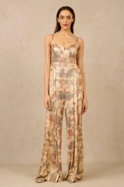 Tarun Tahiliani Multicoloured Paisley Printed Jumpsuit