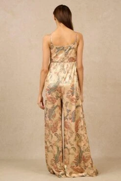 Tarun Tahiliani Multicoloured Paisley Printed Jumpsuit -Deals Haute Togs Store 231023tt31 4 1