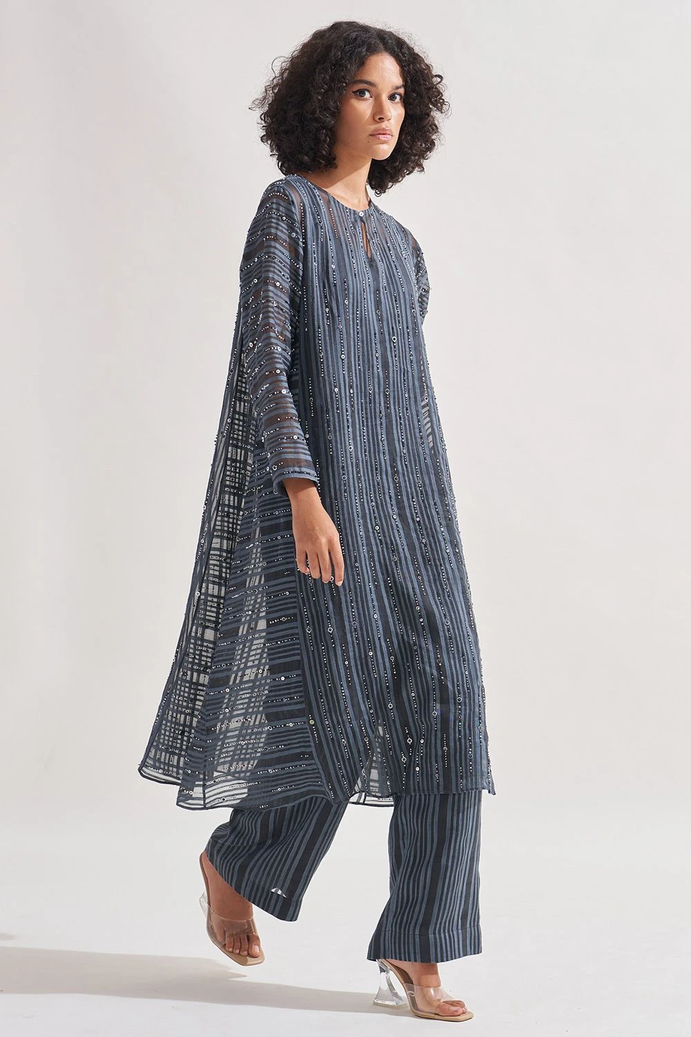 Amrich Leher Striped Grey Trousers 3 Amrich Leher Striped Grey Trousers