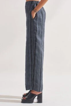 Amrich Leher Striped Grey Trousers 11 Amrich Leher Striped Grey Trousers -Deals Haute Togs Store 23623amr8 3