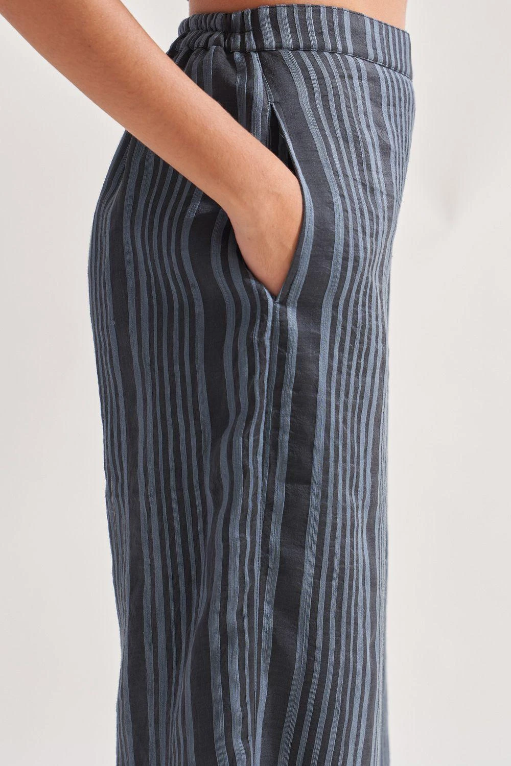 Amrich Leher Striped Grey Trousers 7 Amrich Leher Striped Grey Trousers - Image 5