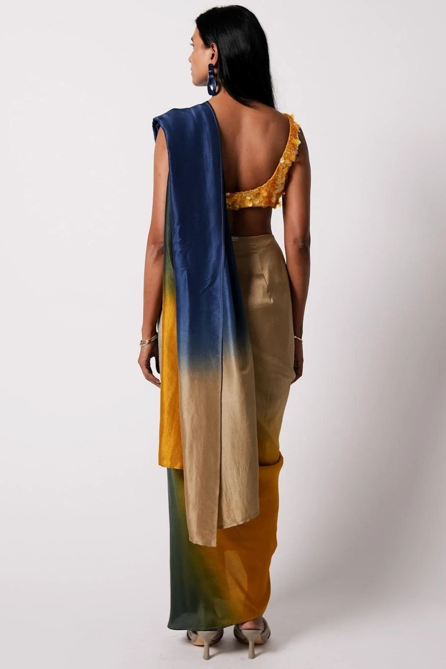 431-88 By Shweta Kapur Yellow Riri Blouse 5 431-88 By Shweta Kapur Yellow Riri Blouse - Image 3