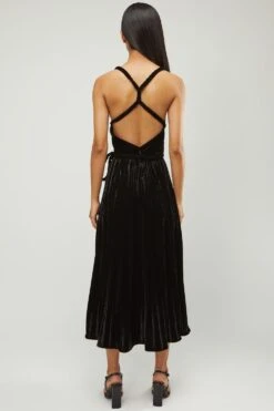 Gauri & Nainika Black Tea Length Dress -Deals Haute Togs Store 248g n20 3