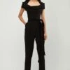 Gauri & Nainika Black Halter Neck Jumpsuit 2 Gauri & Nainika Black Halter Neck Jumpsuit -Deals Haute Togs Store 248g n24 1