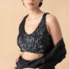 431-88 By Shweta Kapur Black Shivi Blouse 2 431-88 By Shweta Kapur Black Shivi Blouse -Deals Haute Togs Store 251023bs5 1 1