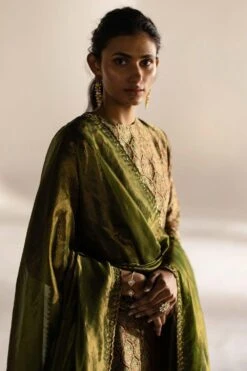 Mimamsaa Sevasti Brocade Silk Gharara Set -Deals Haute Togs Store 25523mim11 3