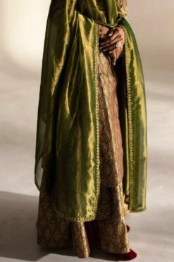 Mimamsaa Sevasti Brocade Silk Gharara Set -Deals Haute Togs Store 25523mim11 4