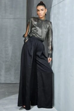 Namrata Joshipura Pearl Drop Hand Embellished Top