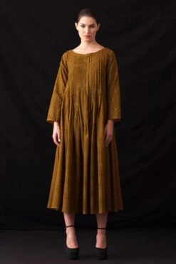 Amrich Iona Handwoven Checkered Dress