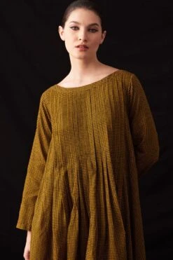 Amrich Iona Handwoven Checkered Dress -Deals Haute Togs Store 25923aml45 5