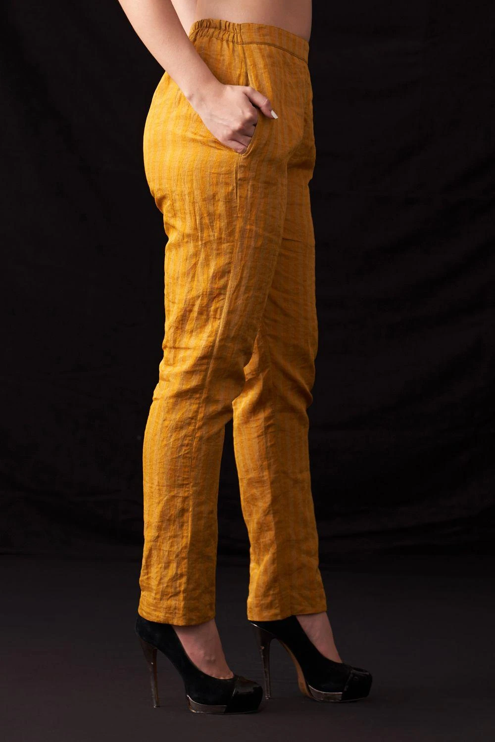 Amrich Zoya Metallic Trousers 4 Amrich Zoya Metallic Trousers - Image 3