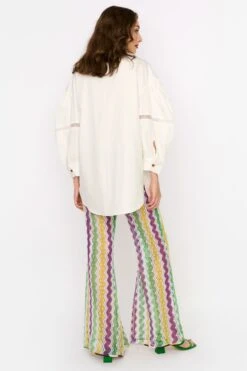 Rara Avis Ivory Dropped Shoulder Hand Embellished Shirt 9 Rara Avis Ivory Dropped Shoulder Hand Embellished Shirt -Deals Haute Togs Store 25ra78 4