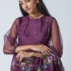 Nadiya Paar Purple Mist Blouse -Deals Haute Togs Store 2623np22 1
