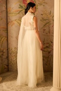 Ridhi Mehra Ivory Pearl Embellished Sharara Set -Deals Haute Togs Store 27923rm34 4