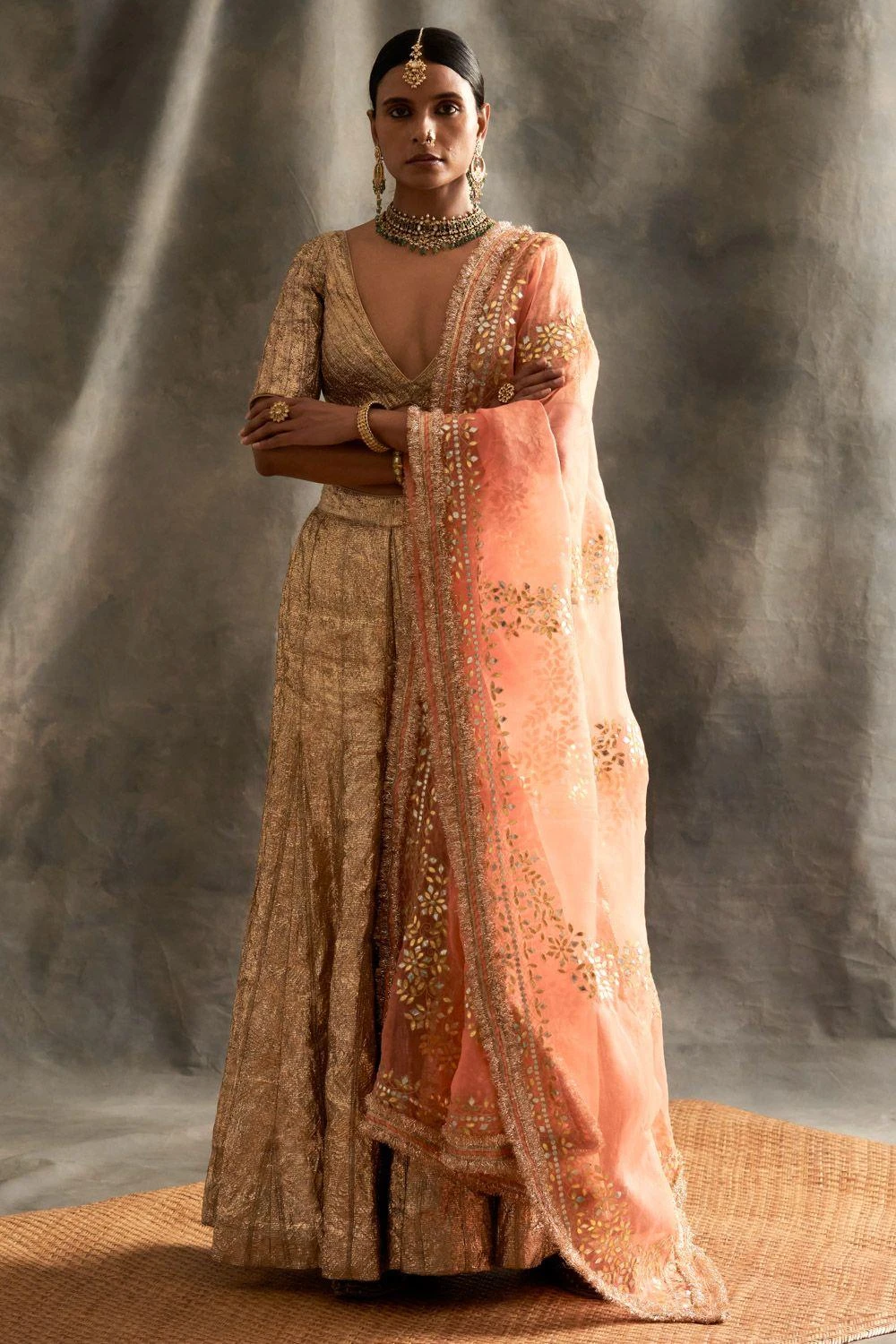 Itrh Silver Lampi Sharara Set 3 Itrh Silver Lampi Sharara Set