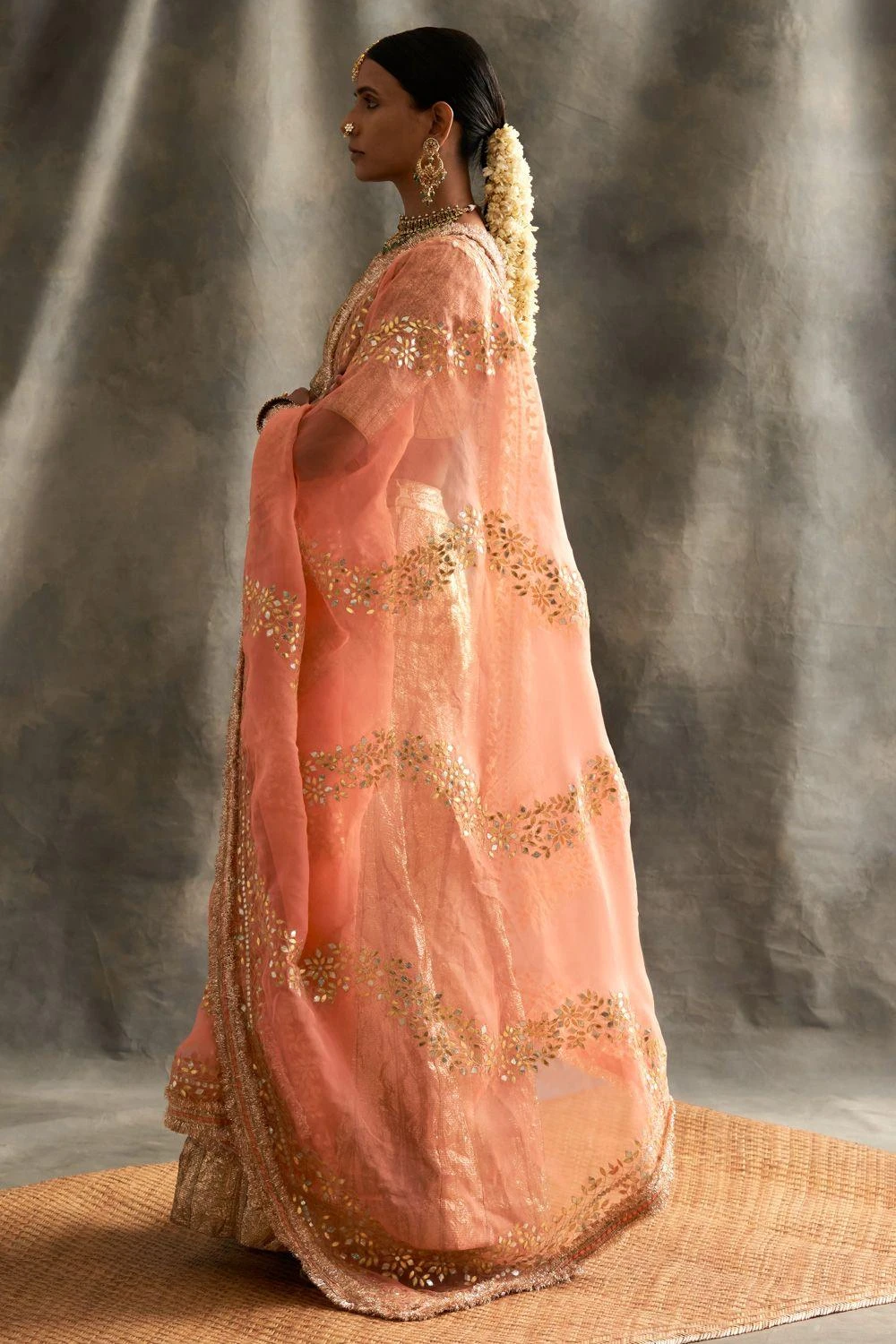 Itrh Silver Lampi Sharara Set 4 Itrh Silver Lampi Sharara Set - Image 2