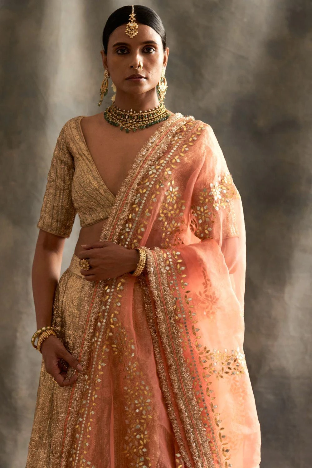 Itrh Silver Lampi Sharara Set 5 Itrh Silver Lampi Sharara Set - Image 3