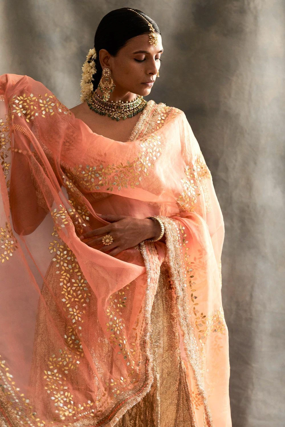 Itrh Silver Lampi Sharara Set 6 Itrh Silver Lampi Sharara Set - Image 4