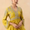 Jayanti Reddy Yellow Zardosi Embellished Top -Deals Haute Togs Store 28823jrs2 1