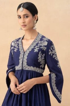 Jayanti Reddy Purple Zardosi Embellished Top -Deals Haute Togs Store 28823jrs4 4