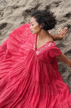 Baju Red Bry Floral Embellished Dress 10 Baju Red Bry Floral Embellished Dress -Deals Haute Togs Store 2911baj2 4 1