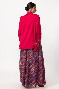 Saaksha & Kinni Purple Abstract Printed Palazzo Pants 5 Saaksha & Kinni Purple Abstract Printed Palazzo Pants -Deals Haute Togs Store 29823sk16 2