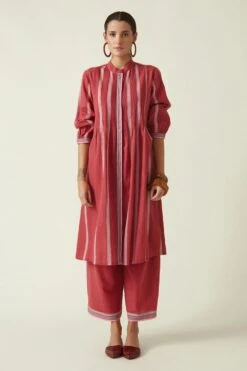 Payal Pratap Wine Straight Pants