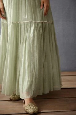 Torani Sage Green Handblock Printed Dress 12 Torani Sage Green Handblock Printed Dress -Deals Haute Togs Store 307tochtil63 5