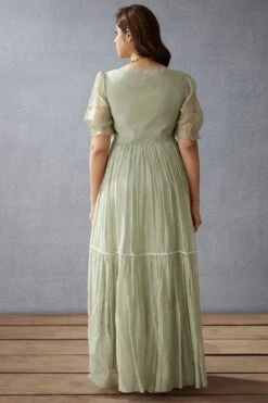 Torani Sage Green Handblock Printed Dress 13 Torani Sage Green Handblock Printed Dress -Deals Haute Togs Store 307tochtil63 6