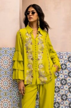 PATINE Ella Lush Lime Gara Frill Shirt 10 PATINE Ella Lush Lime Gara Frill Shirt -Deals Haute Togs Store 30823pe13 4