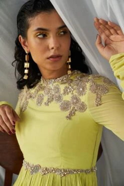 Bhumika Sharma Mint Green Zardosi Embellished Sharara Set -Deals Haute Togs Store 31823bs4 3