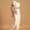 Chandrima Ivory Cotton Jumpsuit With Cutwork Detail 2 Chandrima Ivory Cotton Jumpsuit With Cutwork Detail -Deals Haute Togs Store 319654 1