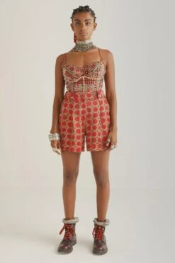 Aseem Kapoor Printed Relaxed Fit Shorts