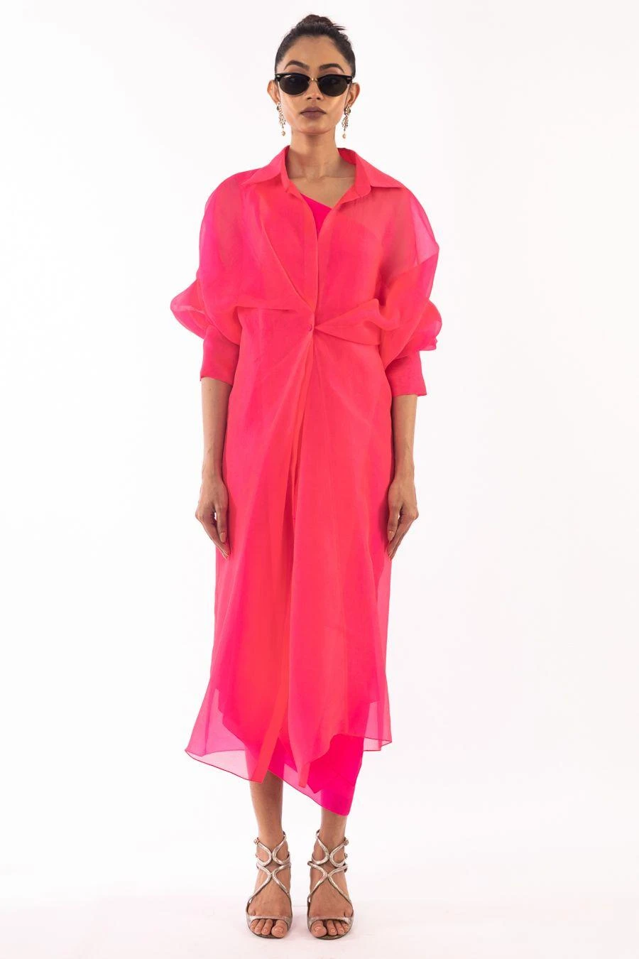 REIK Pink Mimosa Dress With A Moulin Shirt 3 REIK Pink Mimosa Dress With A Moulin Shirt