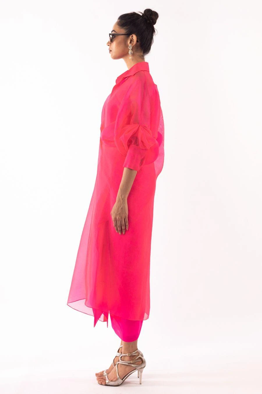 REIK Pink Mimosa Dress With A Moulin Shirt 5 REIK Pink Mimosa Dress With A Moulin Shirt - Image 3