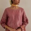 Shorshe Onion Pink Hand Embellished Blouse -Deals Haute Togs Store 4923se15 1
