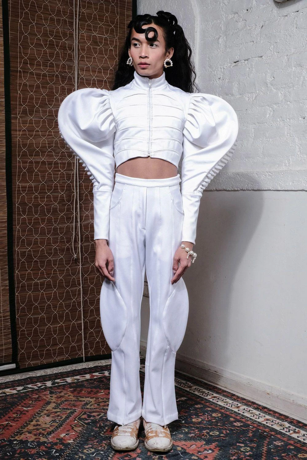 QUOD Space Pants In White 3 QUOD Space Pants In White