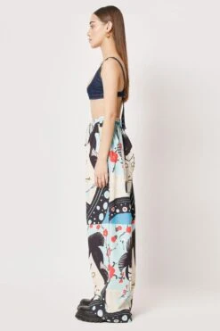 Two Point Two Green Abstract Printed Pants -Deals Haute Togs Store 5623ce13 3